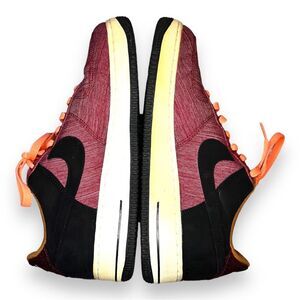 Nike Mens Sneakers Shoes Air Force 1 Low 488298-612 Canvas Noble Red Size 9.5